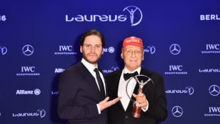 Daniel Brühl und Niki Lauda