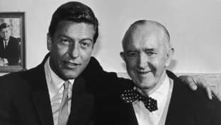 Dick Van Dyke und Stan Laurel