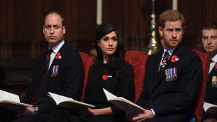 Prinz William, Meghan Markle und Prinz Harry