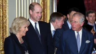 Camilla, Prinz William und Prinz Charles