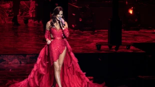 andrea berg heiß hot auftritt outfit look