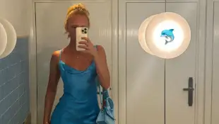 Anna Ermakova kurzen Slip-Dress