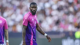 Antonio Rüdiger während eines Länderspiels 2024