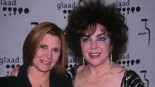 Carrie Fisher Elizabeth Taylor