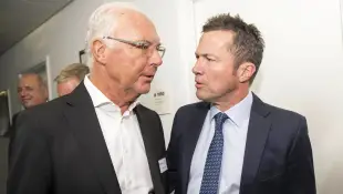 Franz Beckenbauer und Lothar Matthäus