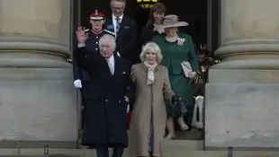 König Charles und Königin Camilla besuchen Greater Manchester