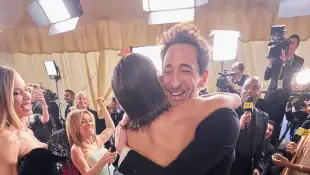 Halle Berry und Adrien Brody oscars kuss 2025