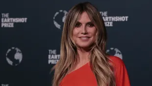 heidi klum heiß freizügig strapse look arbeit