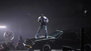 Kendrick Lamar in der Super Bowl Halbzeit Show