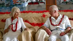 Königin Camilla und König Charles in Samoa