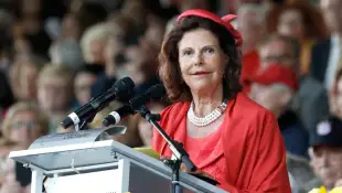 Königin Silvia von Schweden in Aachen