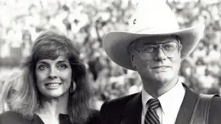 Linda Gray und Larry Hagman in der Kult-Serie "Dallas"