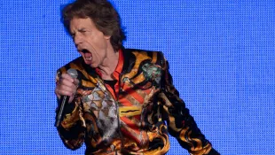 Mick Jagger auf der Bühne