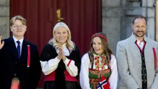Prinzessin Mette-Marit Prinz Sverre Magnus Prinzessin Ingrid Alexandra Prinz Haakon 2022