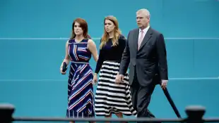 Prinzessin Eugenie, Prinzessin Beatrice und Prinz Andrew
