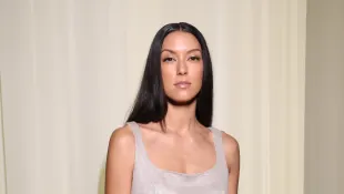 rebecca mir netzkleid haut cannes unterwäsche freizügig look