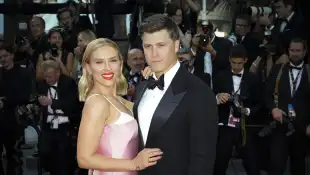 Scarlett Johansson und Colin Jost