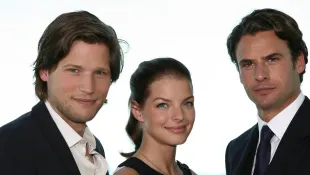 Sebastian Ströbel, Yvonne Catterfeld und Stephan Luca früher damals jung