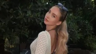 shania geiss heiß sexy freizügig haut transparenz dress unterwäsche slip