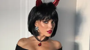 Sylvie Meis teufel halloween