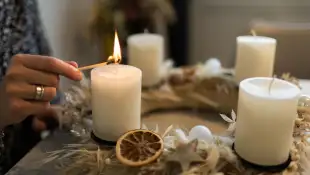 adventskranz deko idee selber machen