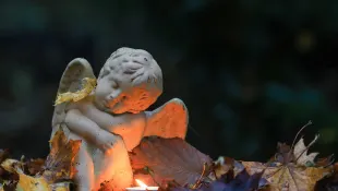 symbolbild engelsfigur allerheiligen reformationstag