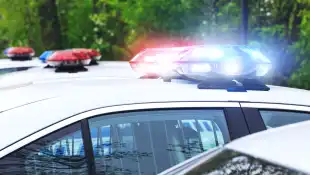 symbolbild amerikanische polizei blaulicht sirenen