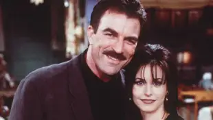 Tom Selleck and Courteney Cox played a couple in Friends