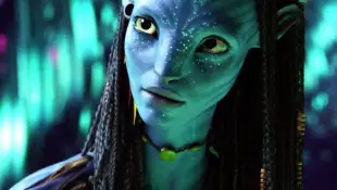 Zoe Saldana in "Avatar"