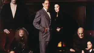 „Die Addams Family“-Darsteller im Jahr 1991