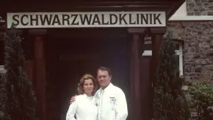 Gaby Dohm und Klausjürgen Wussow in der Serie Schwarzwaldklinik