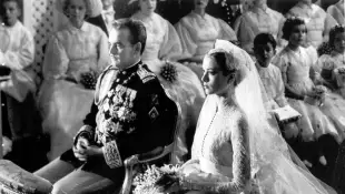 Grace Kelly und Fürst Rainier von Monaco heirateten am 18. April 1956