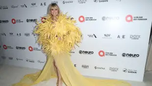 Heidi Klum at Elton John's Oscar party