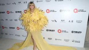 Heidi Klum bei Elton Johns Oscar-Party