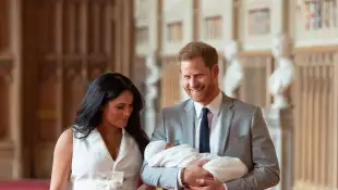 Herzogin Meghan, Prinz Harry und Baby Sussex
