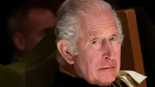 König Charles während der schottischen Krönung