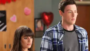 Lea Michele und Cory Monteith in  „Glee“