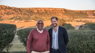 Prinz Harry und Prinz Seeiso von Lesotho