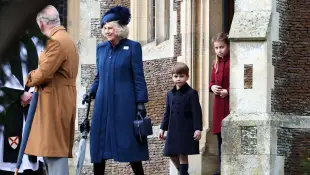 Prinz Louis durfte zum ersten Mal beim Weihnachtsgottesdienst in Sandringham teilnehmen