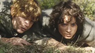 Sean Astin Sam Elijah Wood Frodo Herr der Ringe Die zwei Türme