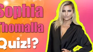 sophia thomalla quiz