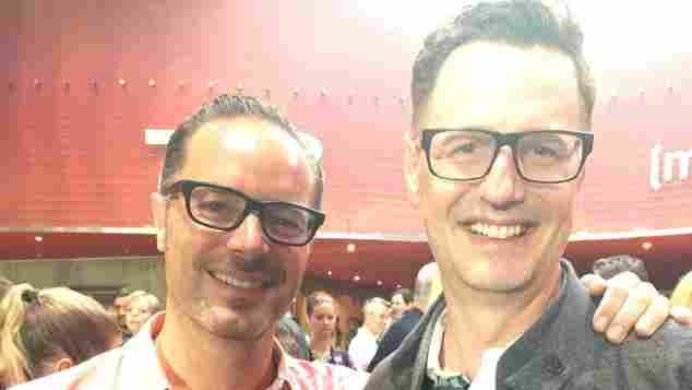 „Erkan und Stefan“-Darsteller John Friedmann (l.) und Florian Simbeck bei der Premiere zu „Bullyparade - Der Film“