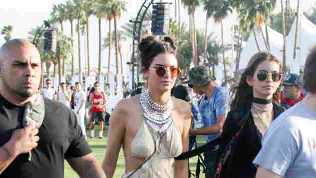 Kendall Jenner auf dem Coachella Festival 2016