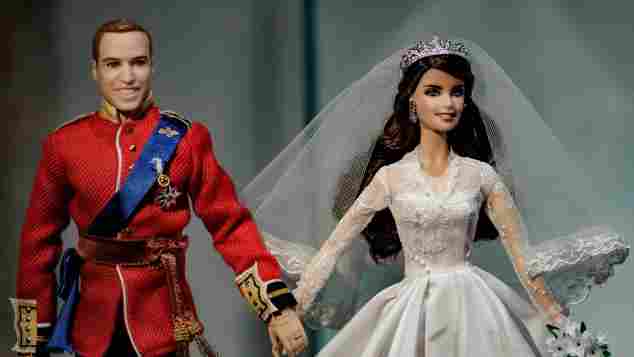 Prinz William und Herzogin Kate als Barbie-Puppen