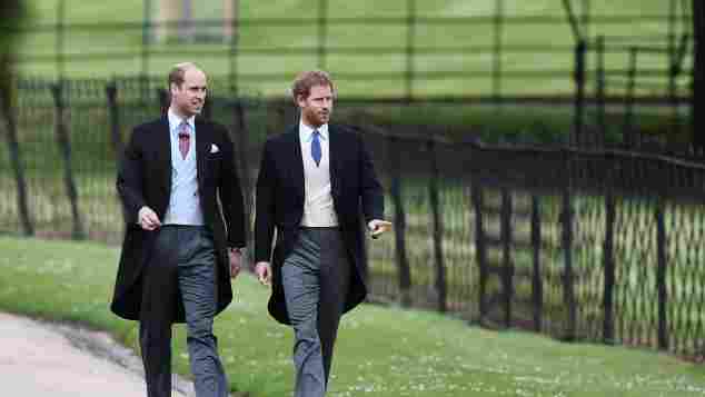 Prinz William und Prinz Harry bei der Hochzeit von Pippa Middleton
