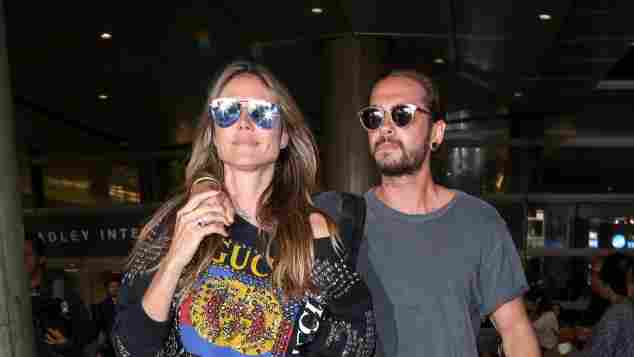 Heidi Klum und Tom Kaulitz am Flughafen von LA