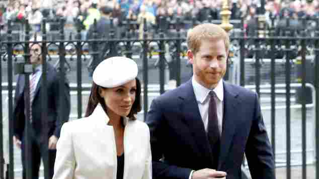 Meghan Markle und Prinz Harry auf dem Weg zum Gottesdienst in der Westminster Abbey