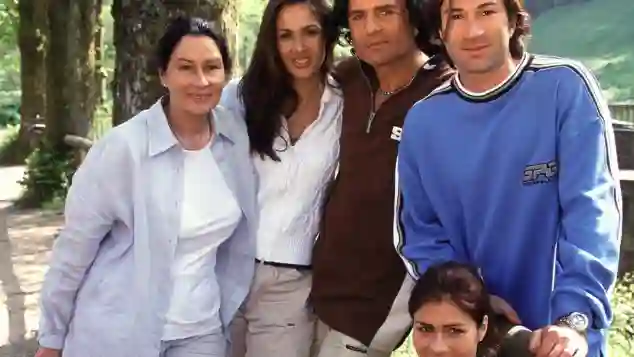 Die Familie Coradalis: Ingrid, Angeliki, Costa, Lucas und Eva