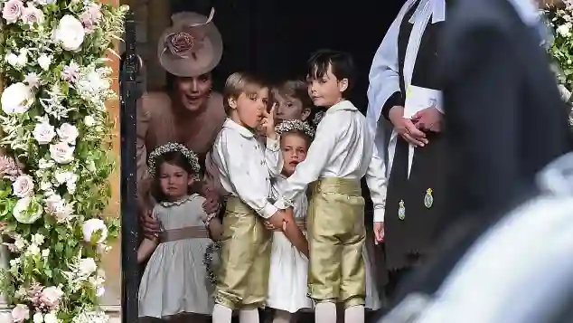 Herzogin Kate und Prinzessin Charlotte bei Pippas Hochzeit