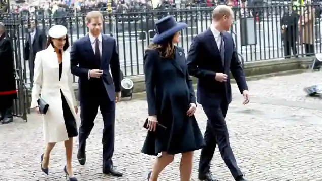 Herzogin Meghan, Prinz Harry, Herzogin Kate und Prinz William
